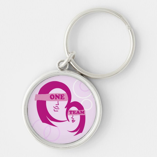 Mother and daughter keychain (Front)