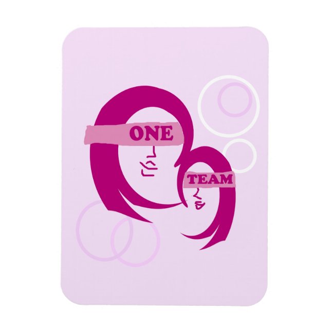 mother and daughter magnet (Vertical)