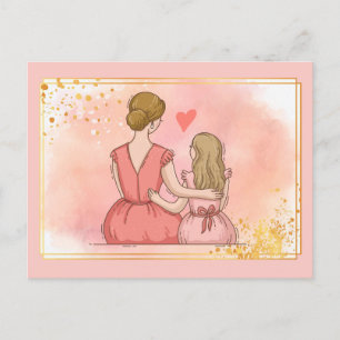 Mother And Daughter Postcard
