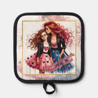 Mother and Daughter Pot Holder
