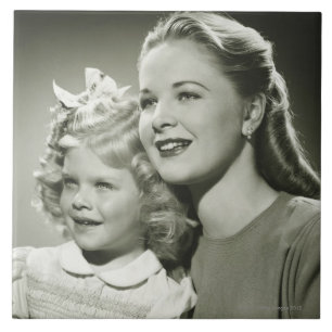 Mother and Daughter Tile