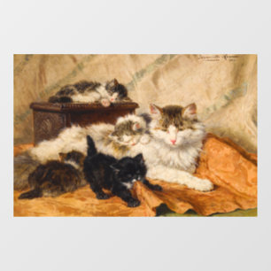 Mother and Her Kittens