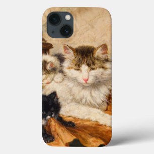 Mother and Her Kittens iPhone 13 Case
