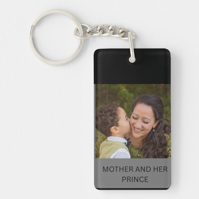 MOTHER AND HER PRINCE KEY RING (Front)