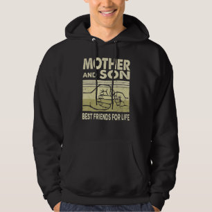 Mother And Son Best Of Friends For Life Mum Hoodie