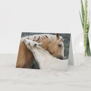 Mother and Son Greeting Card