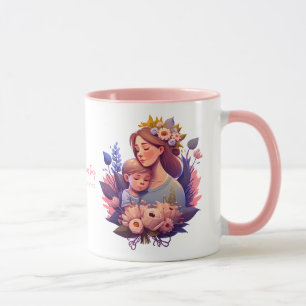 Mother And Son Happy Mother's Day Mug