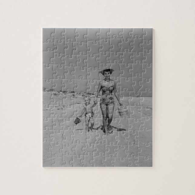 Mother and Son Jigsaw Puzzle (Vertical)