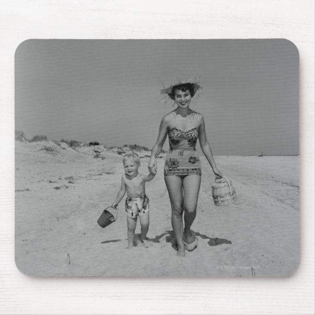 Mother and Son Mouse Pad (Front)