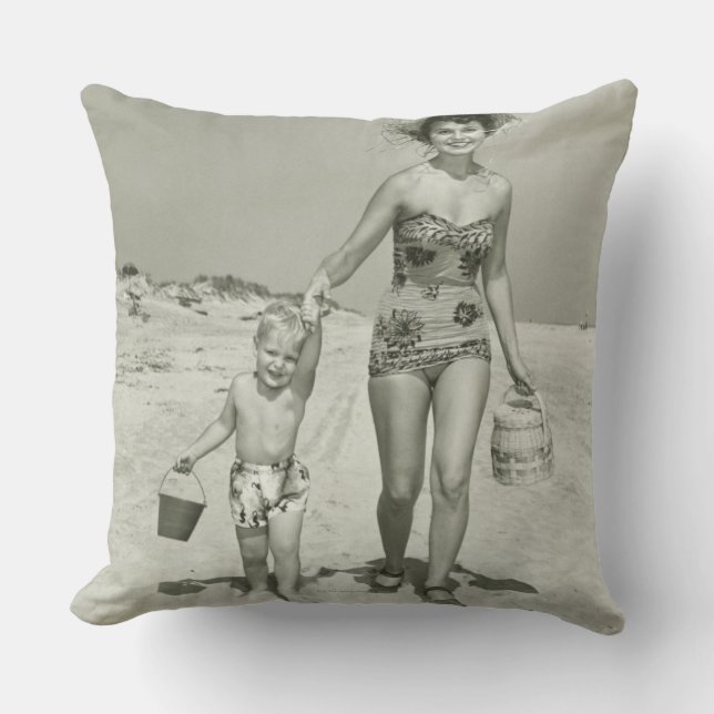 Mother and Son Walking Cushion (Front)