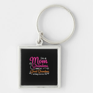 Mother Art A Mum And A Great Grandma Key Ring