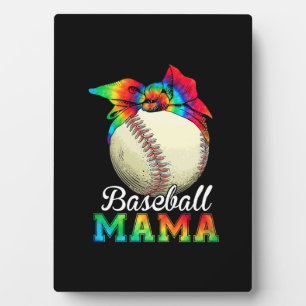 Mother Art Baseball Mama Birthday Plaque