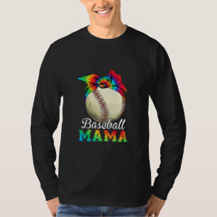 Mother Art Baseball Mama Birthday T-Shirt