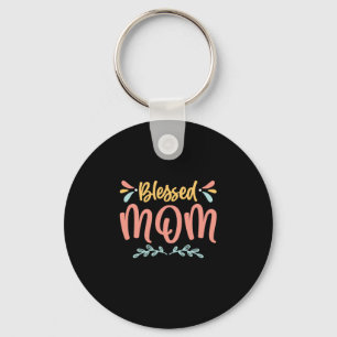Mother Art Blessed Mum Key Ring