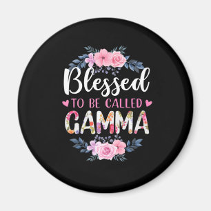 Mother Art Blessed To Be Called Gamma Birthday Magnet