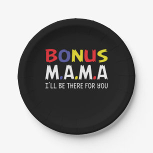 Mother Art Bonus Mama Paper Plate