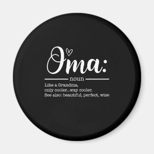 Mother Art Cute Oma Definition Birthday Magnet