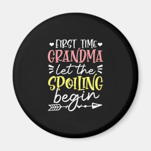 Mother Art First Time Grandma Birthday Magnet