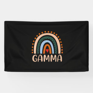 Mother Art Gamma Rainbow Grandma Cute Birthday Banner