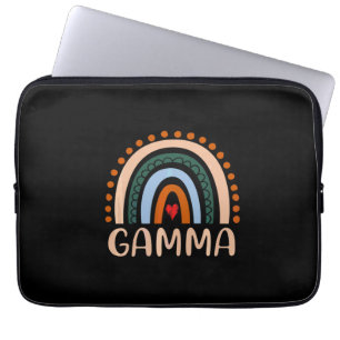 Mother Art   Gamma Rainbow Grandma Cute Birthday Laptop Sleeve