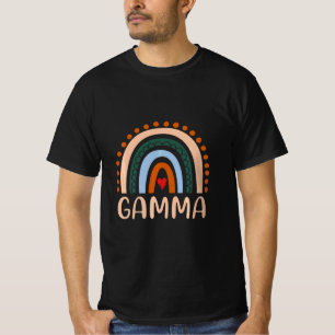 Mother Art   Gamma Rainbow Grandma Cute Birthday T-Shirt