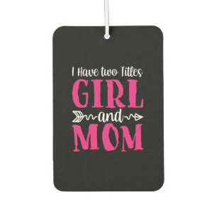 Mother Art Girl And Mom Car Air Freshener