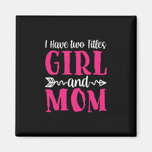 Mother Art Girl And Mum Magnet