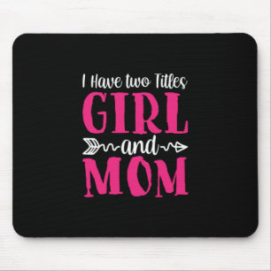 Mother Art Girl And Mum Mouse Pad