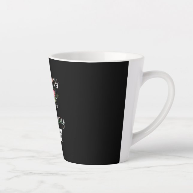 Mother Art | Grammy Of A Birthday Boy Birthday Latte Mug (Right)