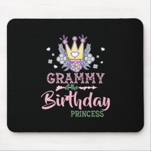 Mother Art Grammy Of The Birthday Princess Xmas Mouse Pad