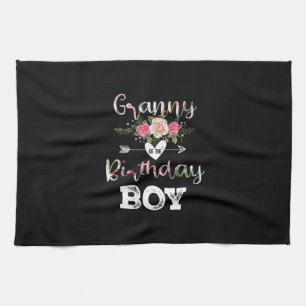 Mother Art Granny Of A Birthday Boy Birthday Tea Towel