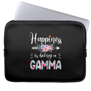 Mother Art Happiness Is Being A Gamma Birthday Laptop Sleeve