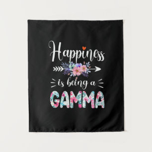 Mother Art Happiness Is Being A Gamma Birthday Tapestry