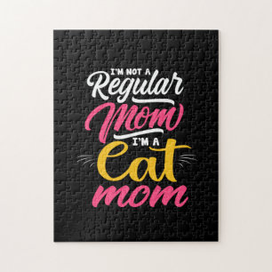 Mother Art I Am A Cat Mum Jigsaw Puzzle