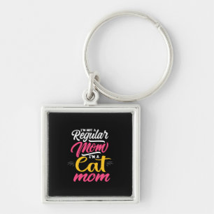 Mother Art I Am A Cat Mum Key Ring