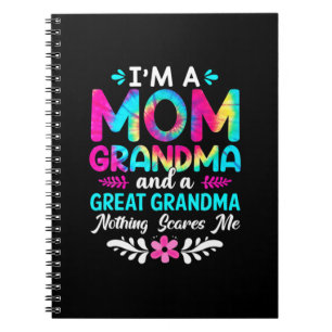 Mother Art I Am A Mum Great Grandma Birthday Notebook