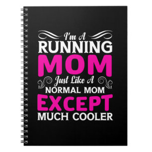 Mother Art I Am A Running Mum Notebook