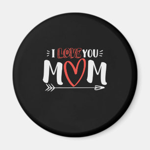 Mother Art I Love You Mummy Magnet