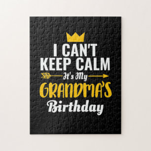 Mother Art It Is My Grandmas Birthday Jigsaw Puzzle