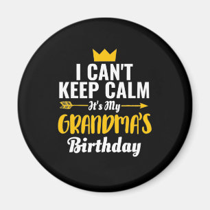Mother Art It Is My Grandmas Birthday Magnet