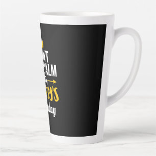 Mother Art It Is My Mommys Birthday Latte Mug