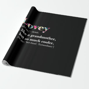 Mother Art Lovey Like Grandmother But So Much Wrapping Paper