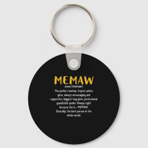 Mother Art Memaw Definition Key Ring