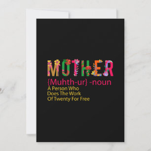 Mother Art Mother Flower Definition Invitation