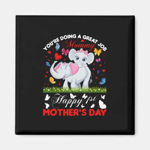 Mother Art Mummy Great Jobs Magnet