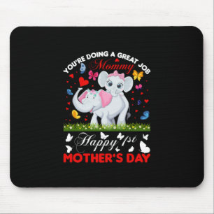 Mother Art Mummy Great Jobs Mouse Pad