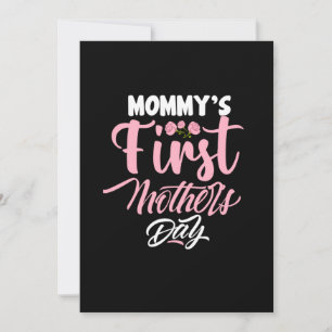 Mother Art Mummy's First Mother Day Invitation