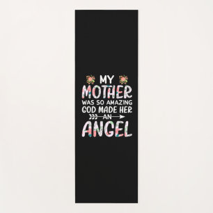 Mother Art My Mother An Angel Yoga Mat