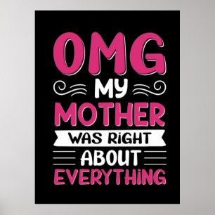 Mother Art My Mother Was Right Poster