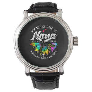 Mother Art   My Nickname Is Nana Sunflower Xmas Watch